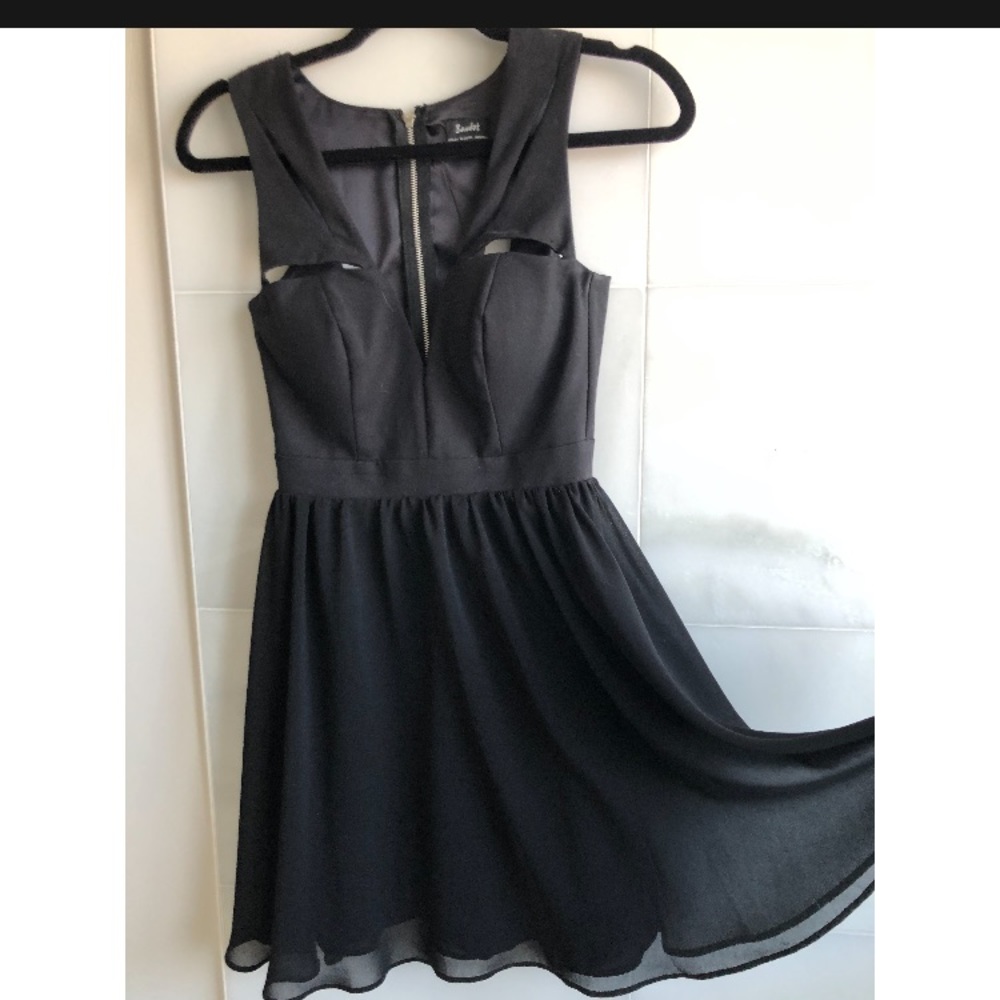 Bardot Black cut out dress